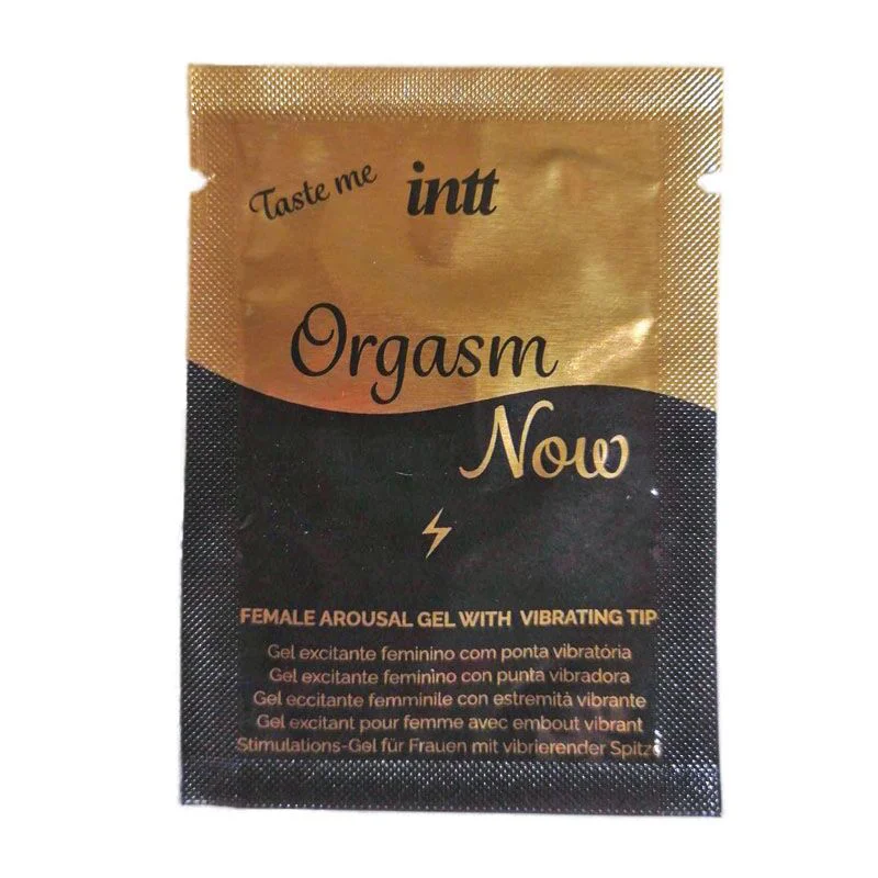 Пробник збуджувального гелю-вібратора для клітора 2-в-1 Intt Orgasm Now (2 мл) - Зображення 3