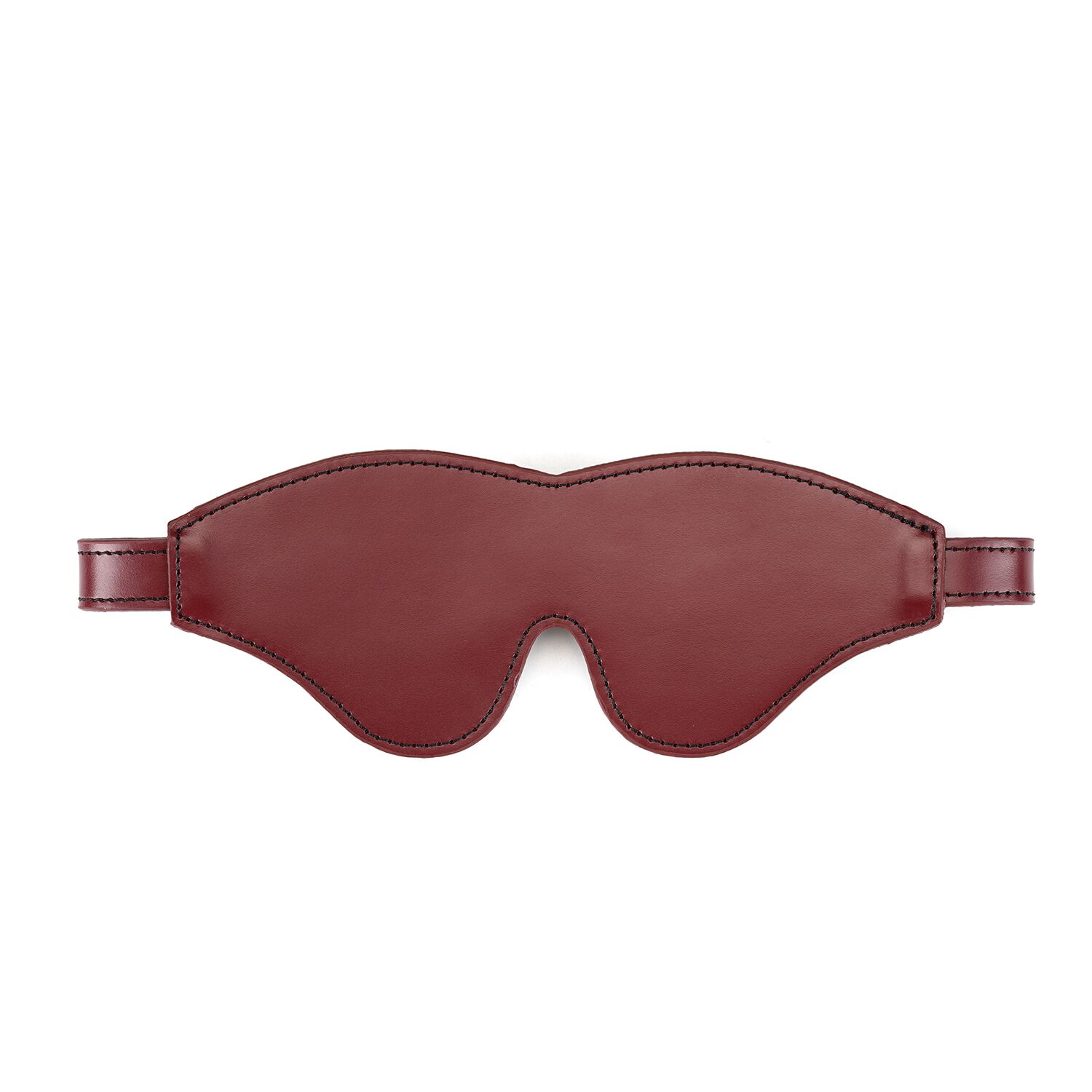 Шкіряна маска на очі Liebe Seele Wine Red Blindfold - Елегантний дизайн