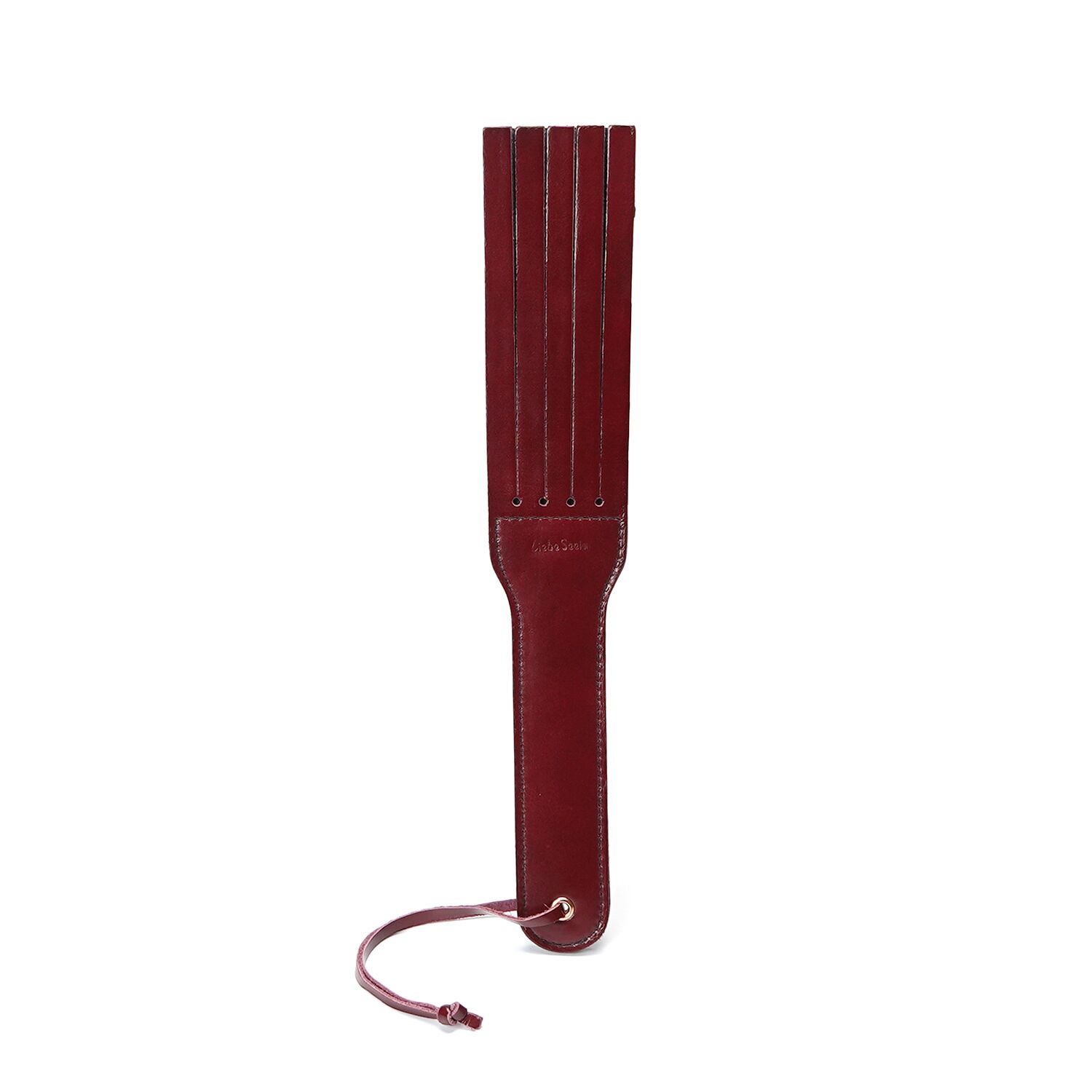 Двосторонній паддл Liebe Seele Wine Red, натуральна шкіра