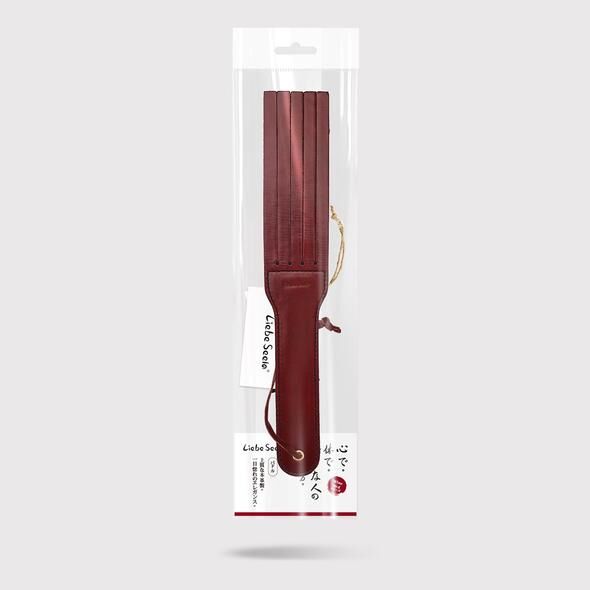 Двосторонній паддл Liebe Seele Wine Red, натуральна шкіра