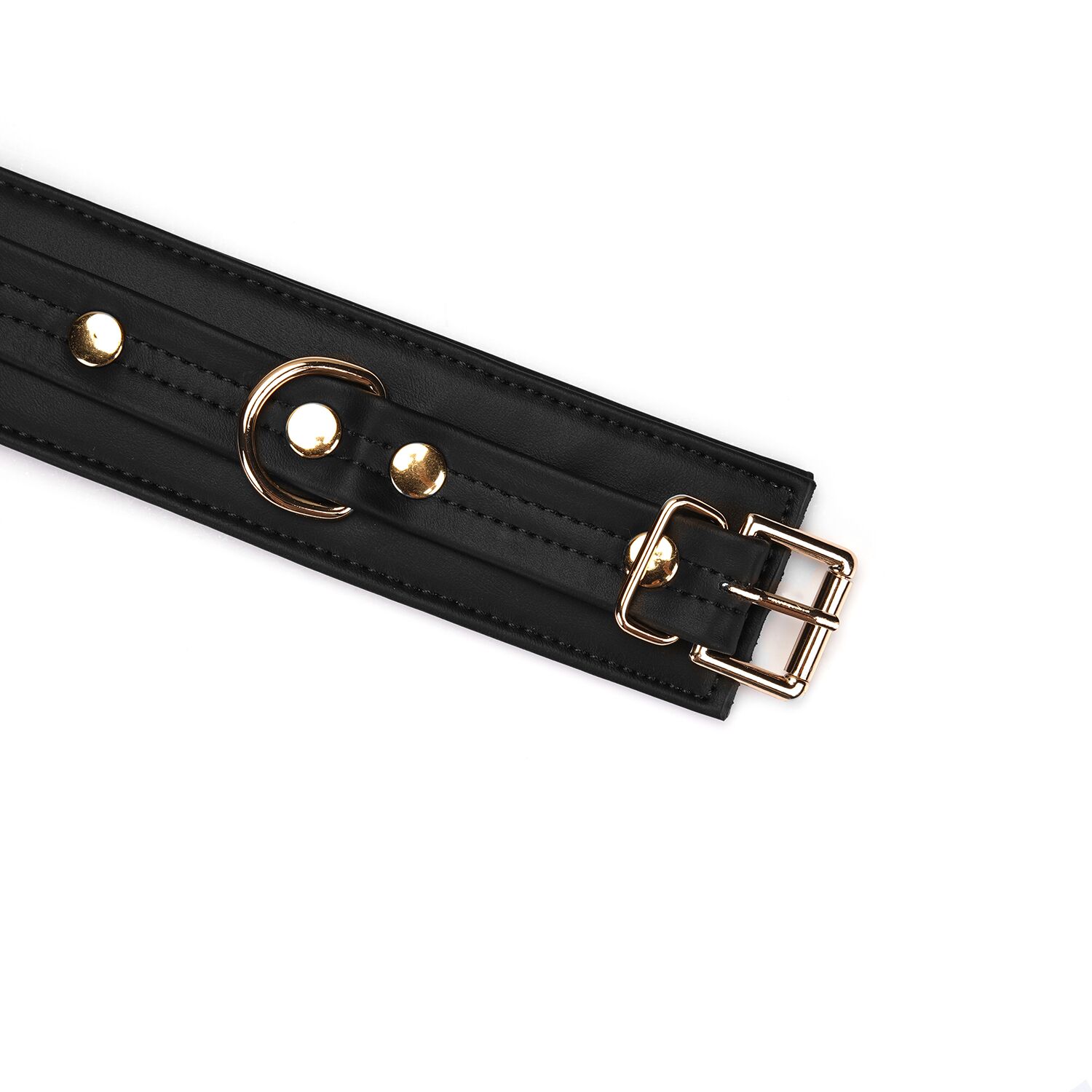 Наручники Liebe Seele Black Organosilicon Cuff, екошкіра, чорні