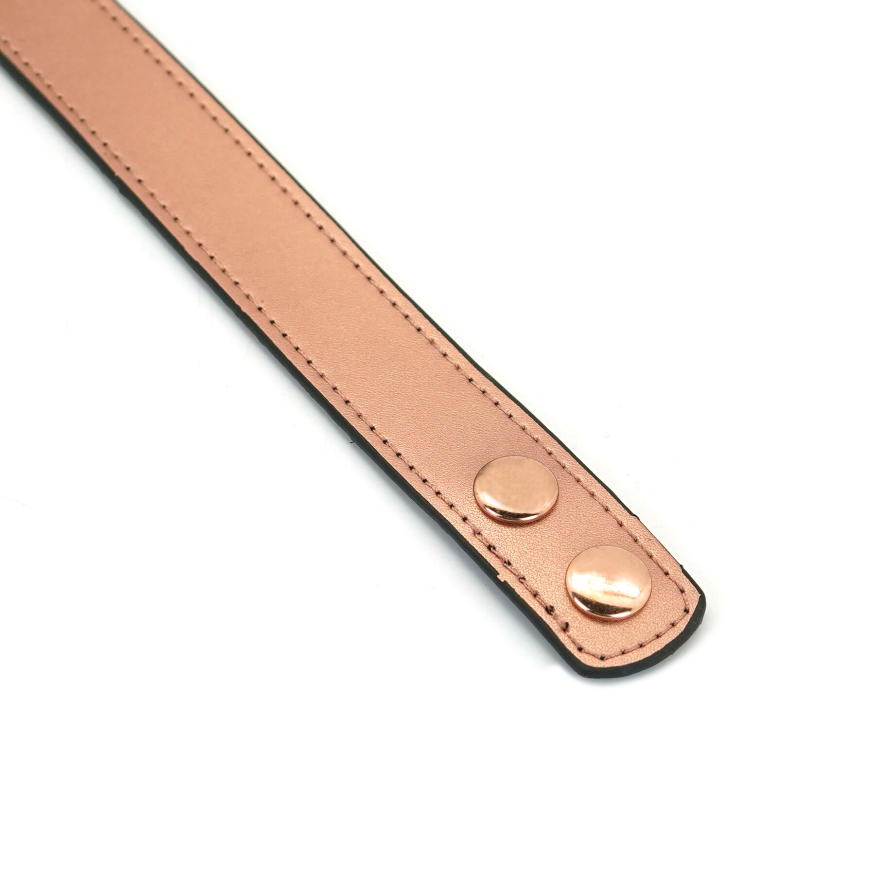 Нашийник із затискачами Liebe Seele Rose Gold, натуральна шкіра