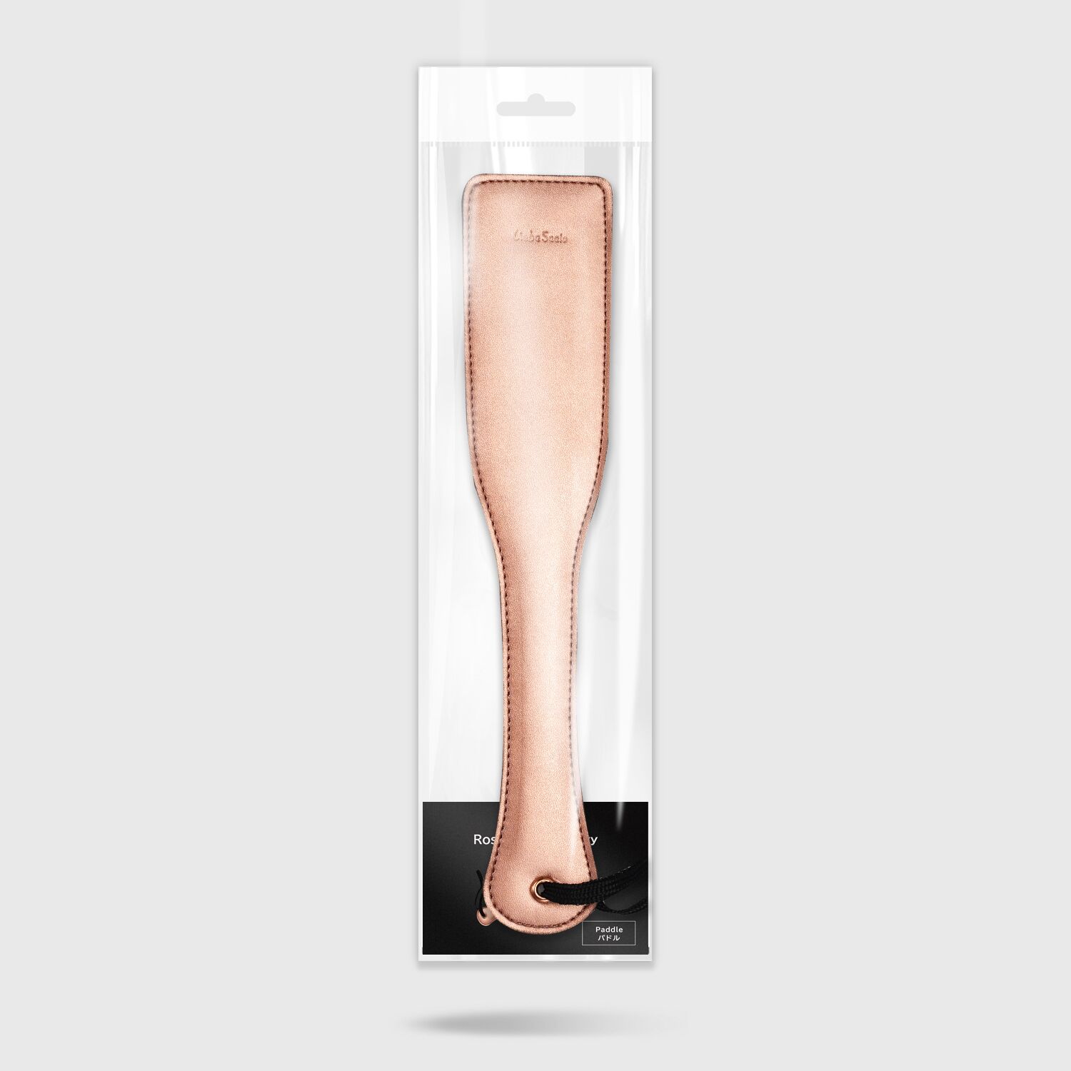 Паддл Liebe Seele Rose Gold зі шкіри, рожеве золото, 32 см