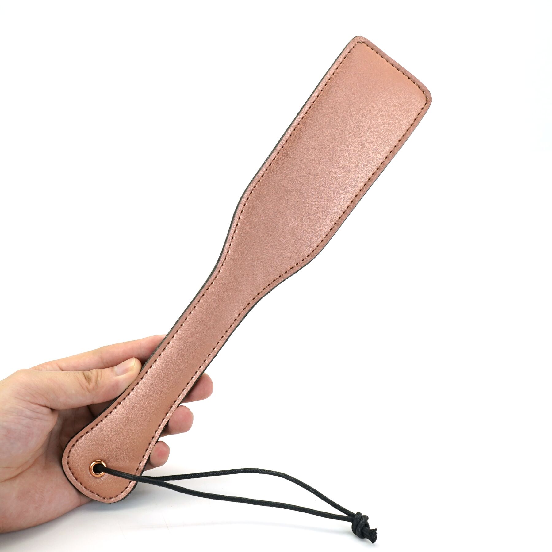 Паддл Liebe Seele Rose Gold зі шкіри, рожеве золото, 32 см
