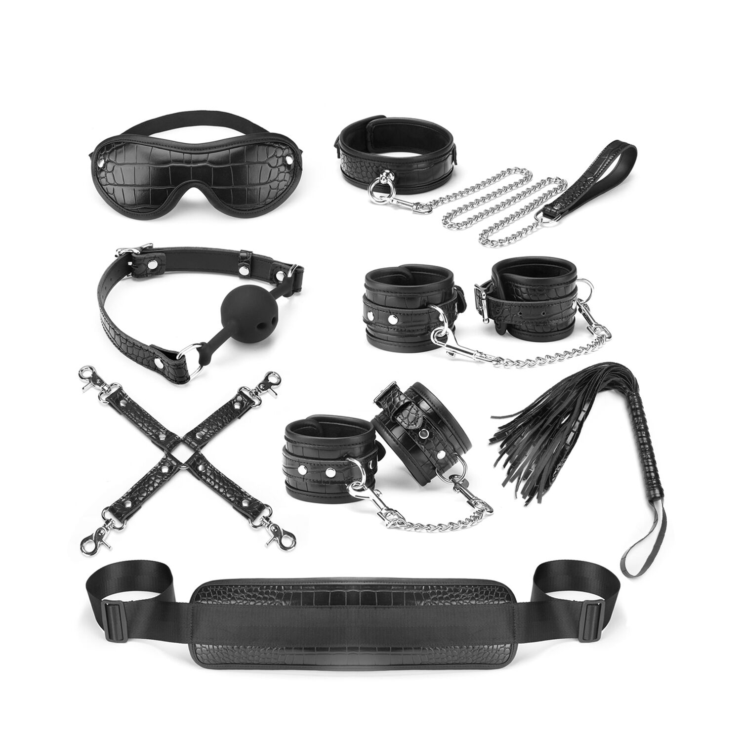 Liebe Seele Temptation Bondage 8pcs Kit з екошкіри, стильний дизайн