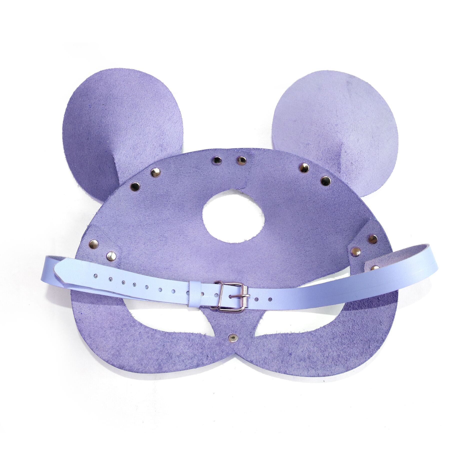 Шкіряна маска мишки Art of Sex - Mouse Mask, лавандовий колір