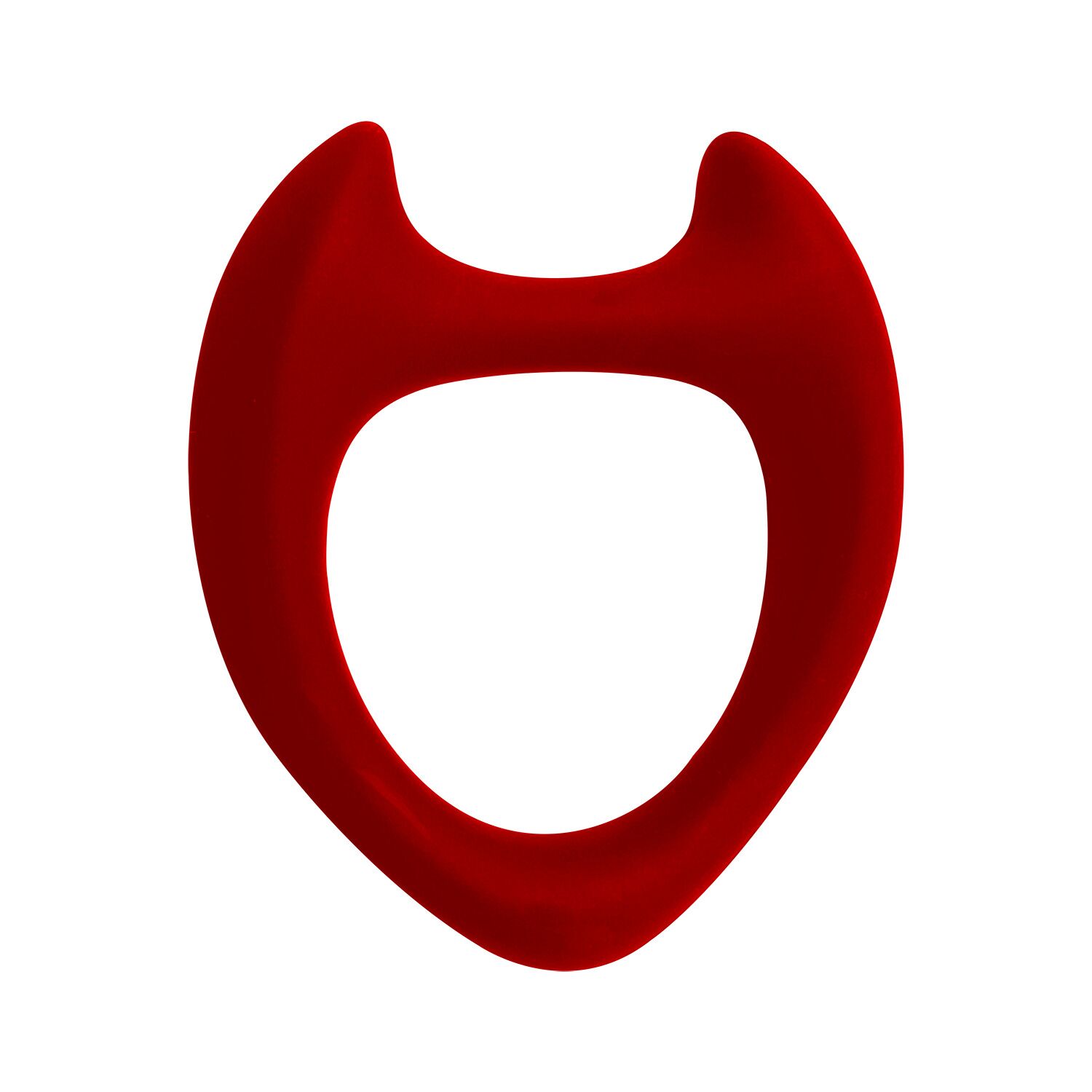 Інтимне кільце Wooomy Toro L Red з силікону, червоне