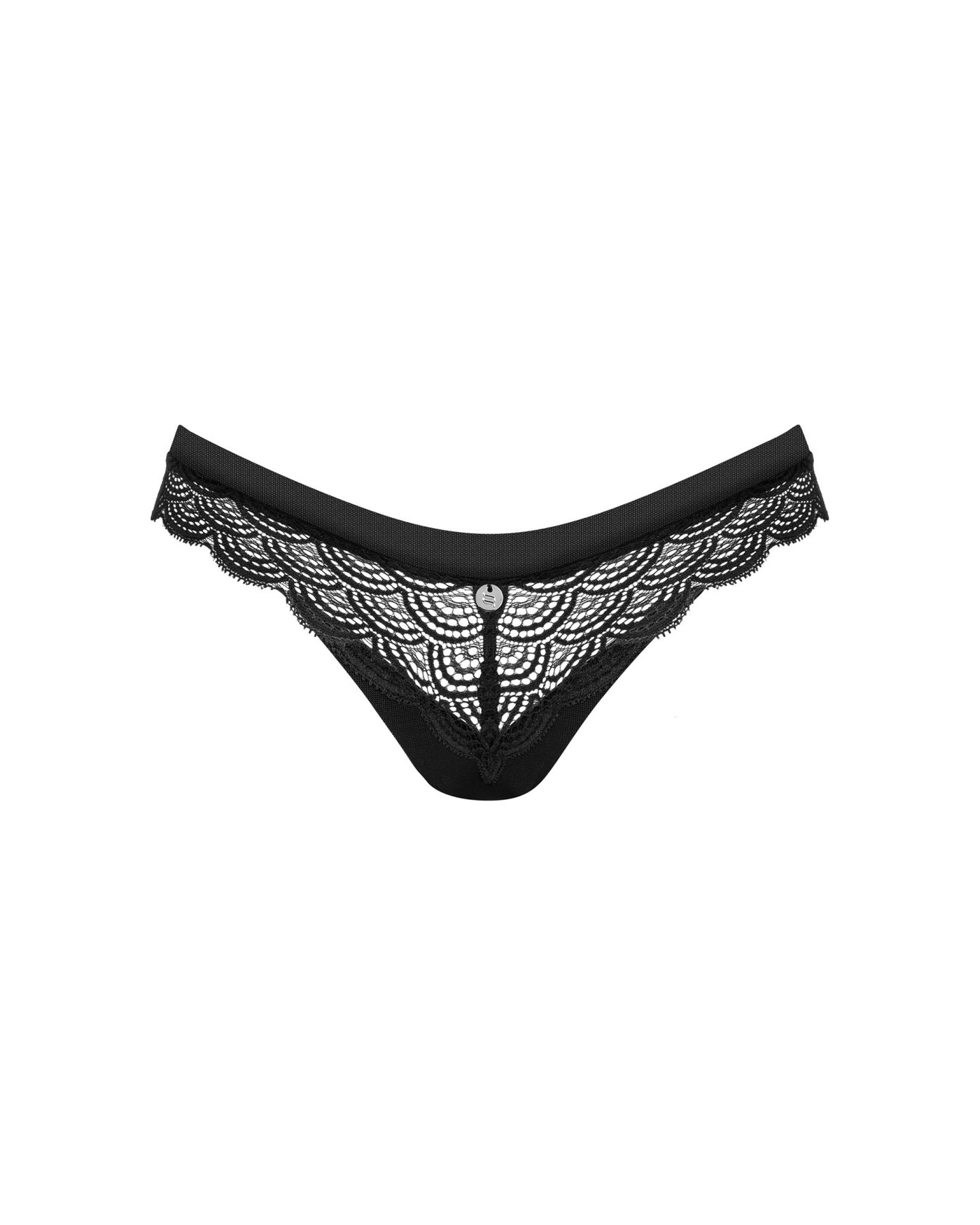 Трусики Obsessive Chemeris XL/2XL з ніжного мережива
