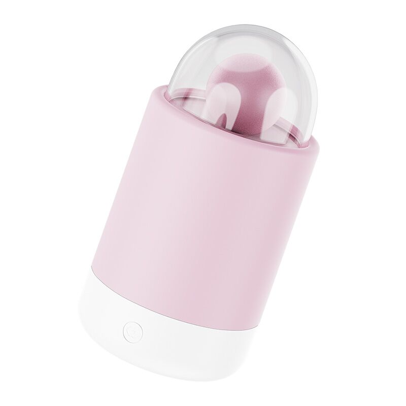 Вібратор KISSTOY Pink Pop з зарядним кейсом-нічником, 10 режимів