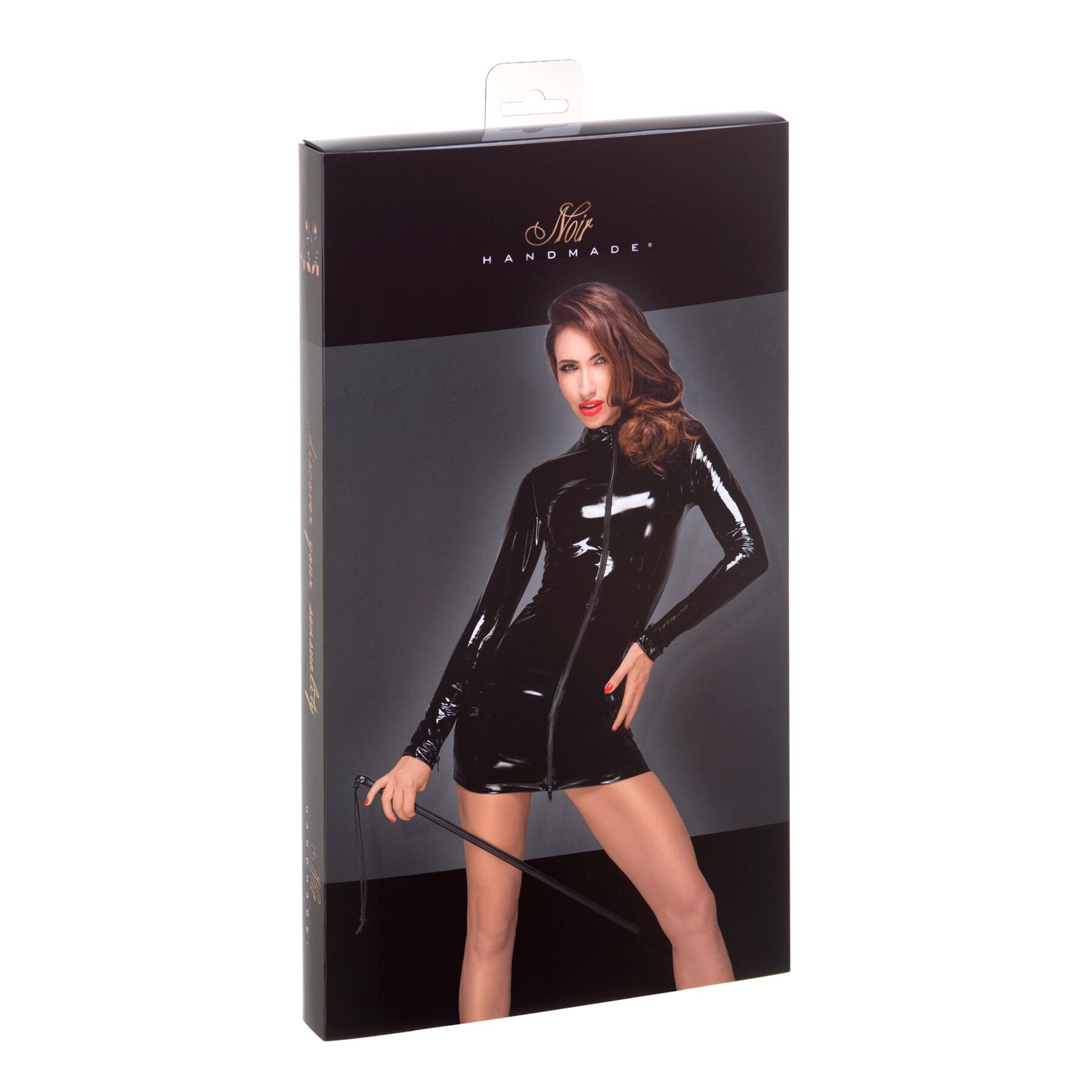 Сукня Noir Handmade F187 PVC з мокрим ефектом, 3XL