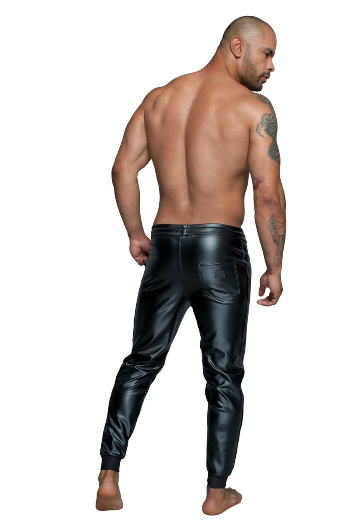 Чоловічі трегінси Noir Handmade H063 Powerwetlook, мокрий ефект, M