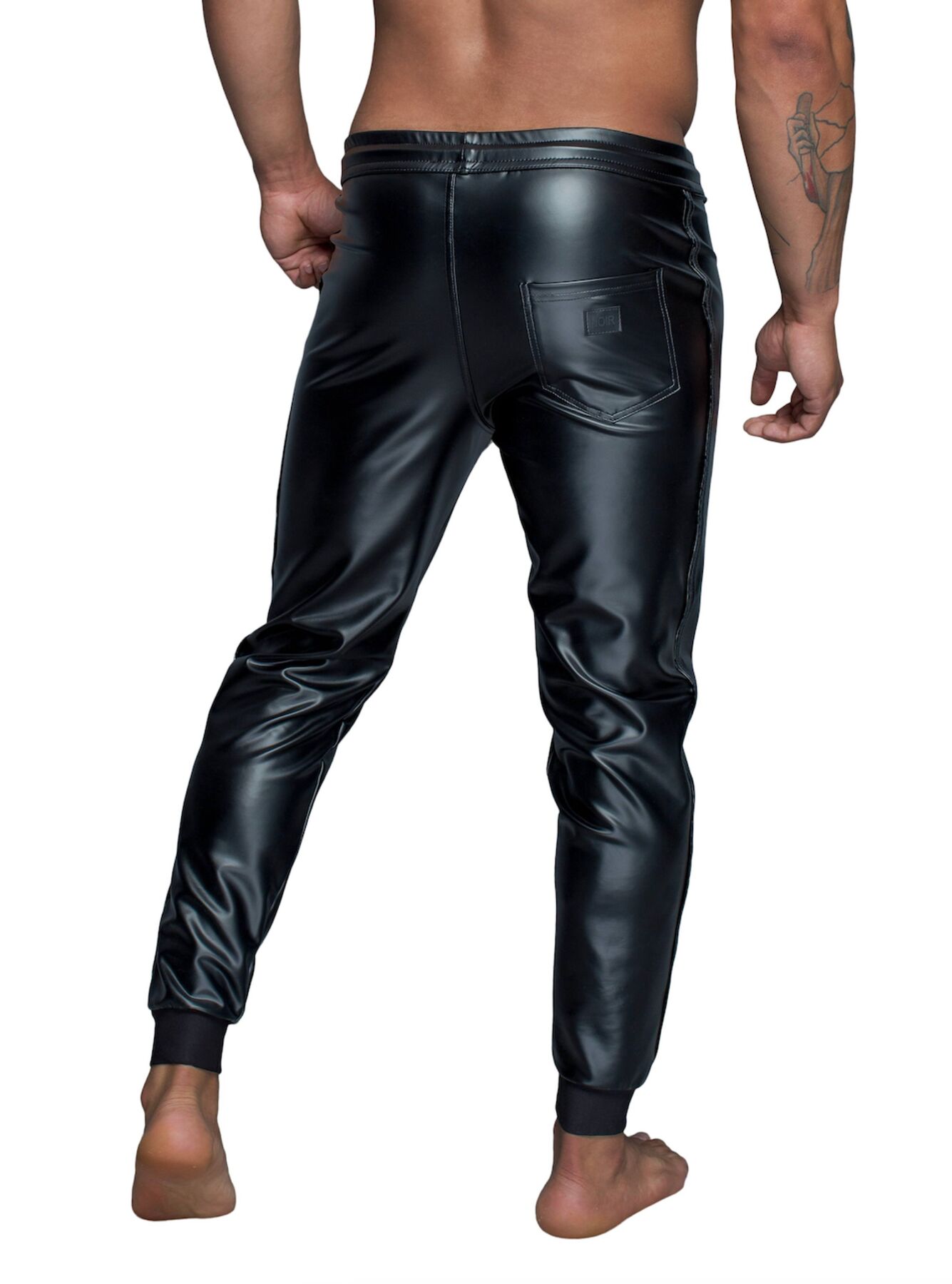 Чоловічі трегінси Noir Handmade H063 з мокрим ефектом, L