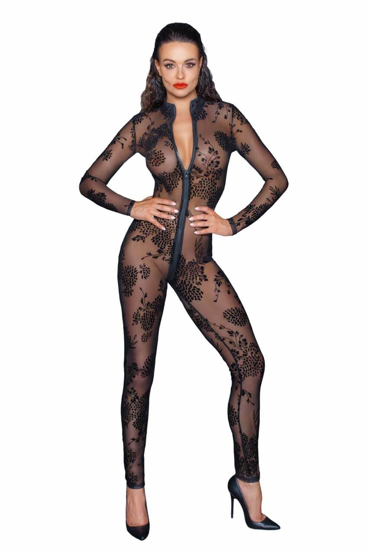 Сітчастий бодістокінг Noir Handmade F237 3XL
