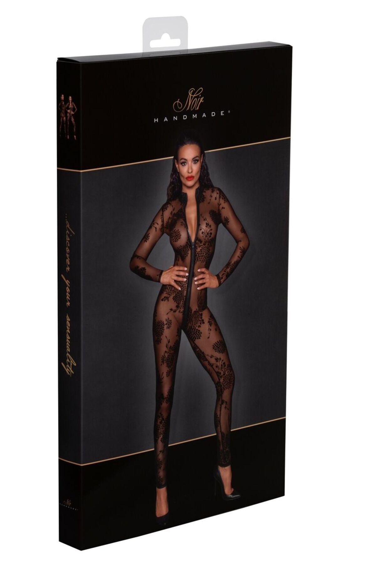 Сітчастий бодістокінг Noir Handmade F237 3XL