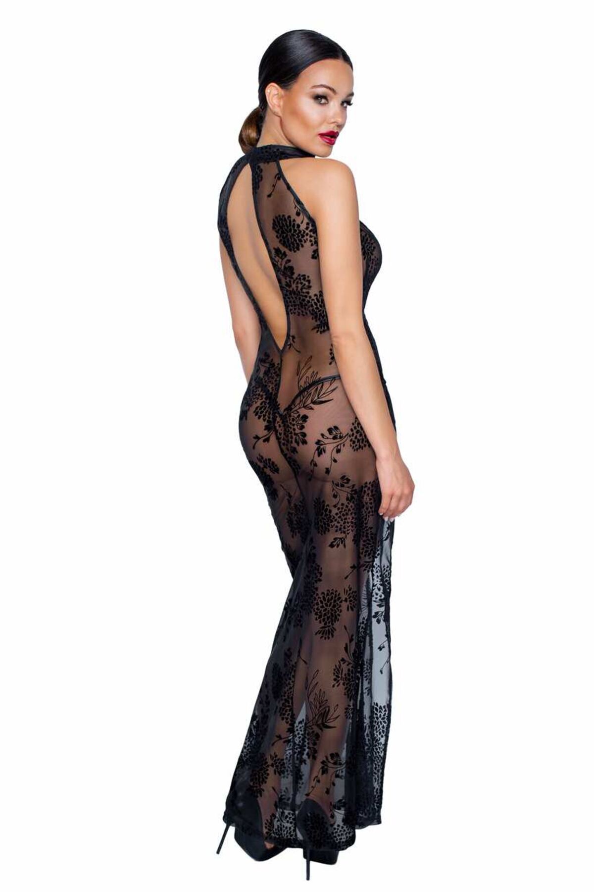 Довга сітчаста сукня Noir Handmade F239, 3XL