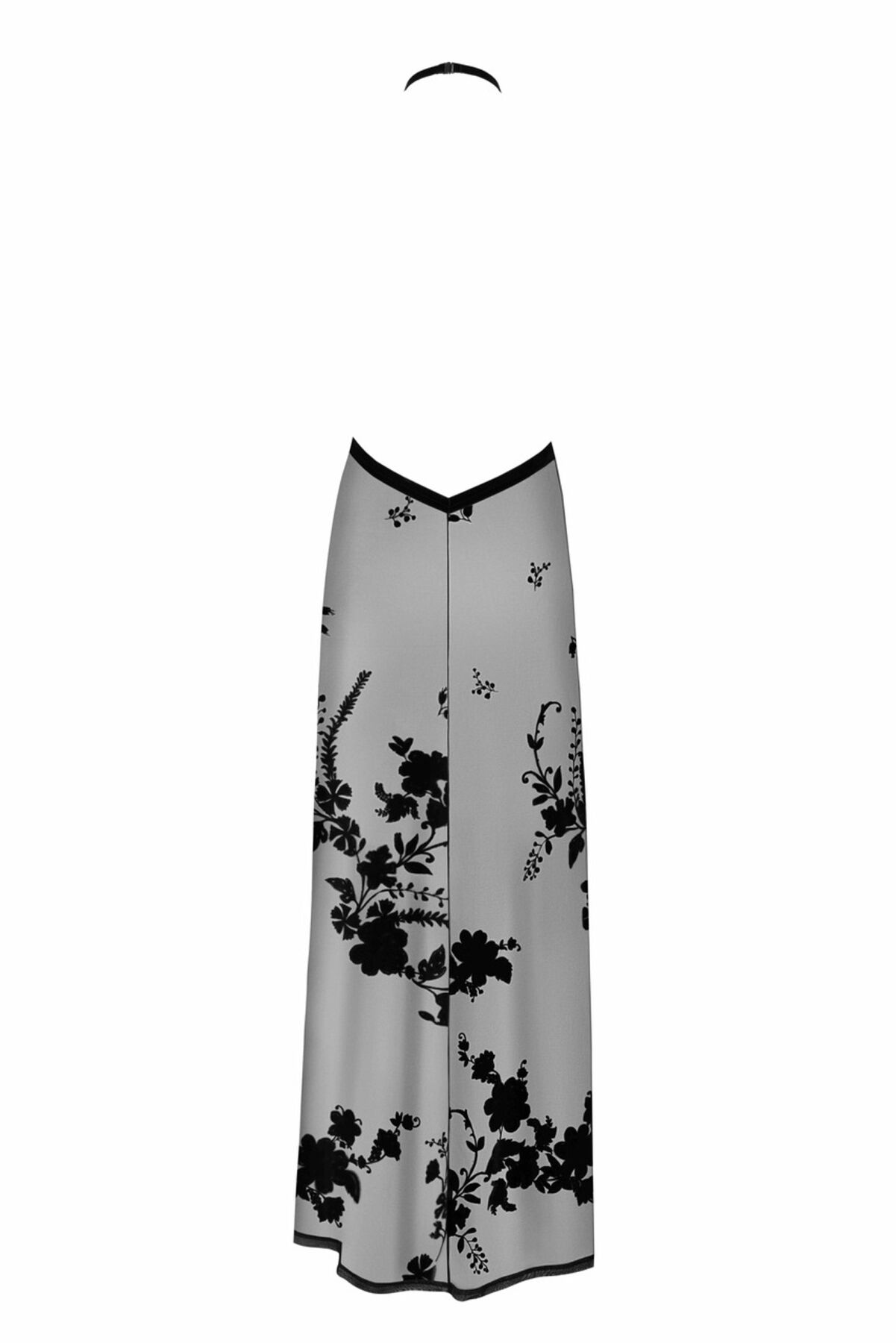 Сукня Noir Handmade F312 Divinity, 3XL, чорна, прозора, відкрита спина