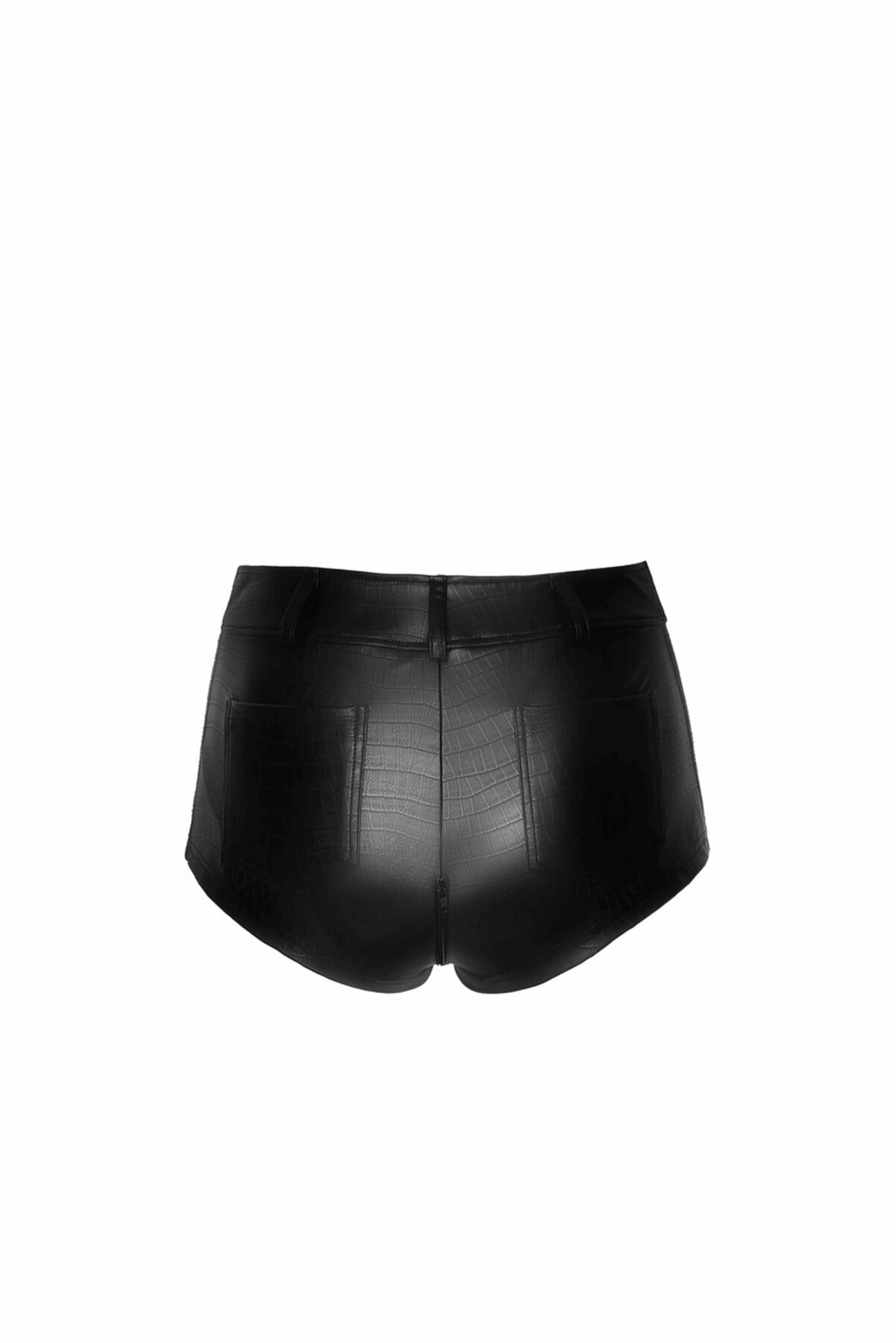 Шортики Noir Handmade F318 Wild, S, чорні, латексний вигляд