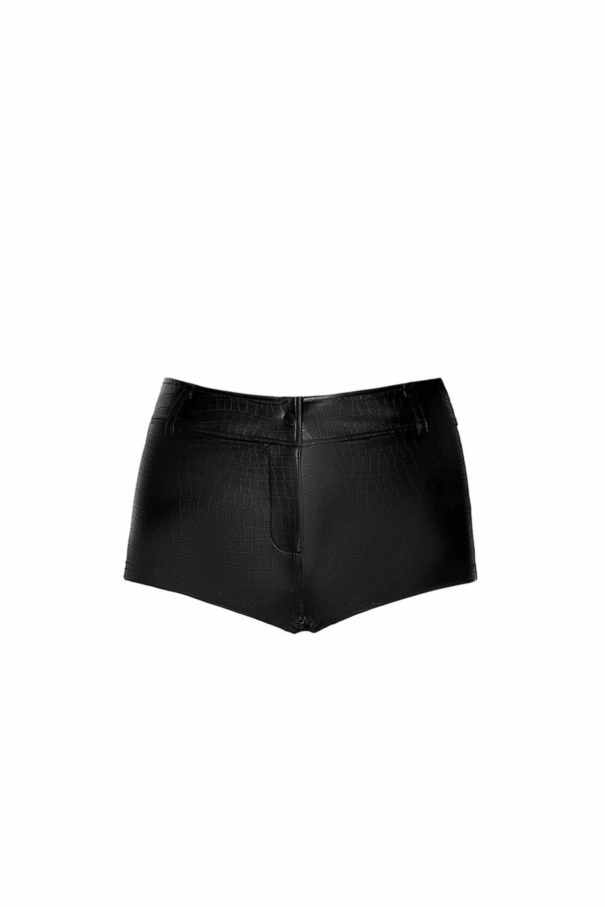 Шортики Noir Handmade F318 Wild, XXL, чорні, крокодиловий принт