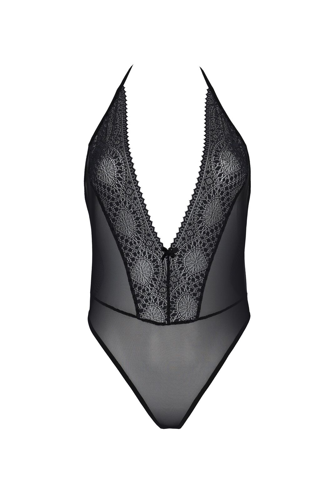 Боді Passion DROSERA BODY чорне, S/M, елегантний дизайн