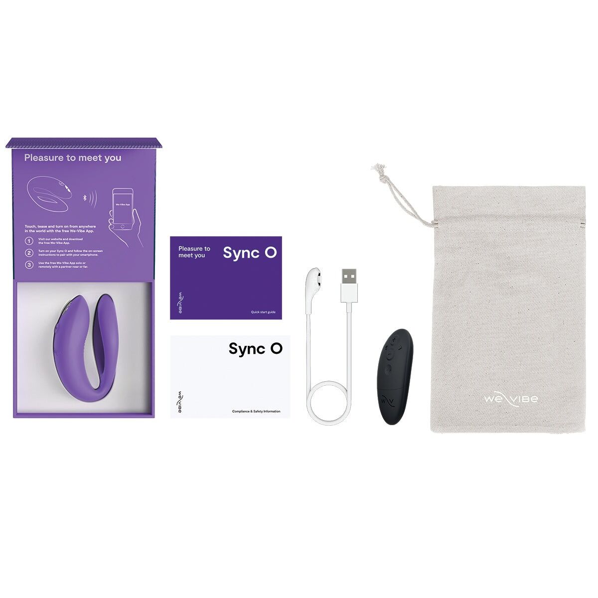 Смарт-вібратор We-Vibe Sync O Light Purple з пультом ДК
