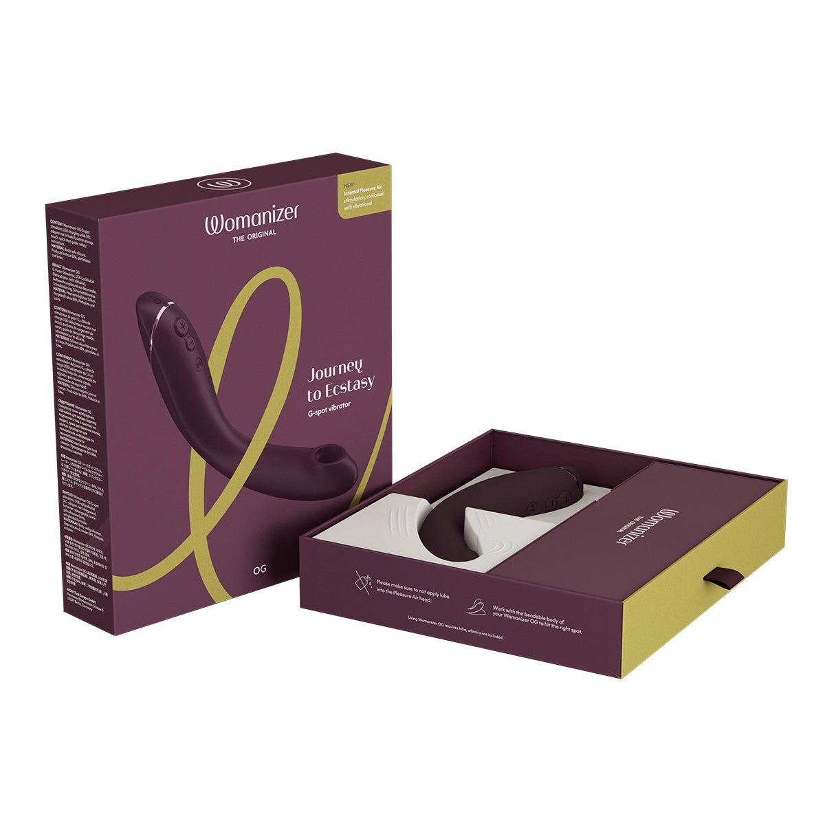 Womanizer OG Aubergine: Вакуумний стимулятор з вібрацією