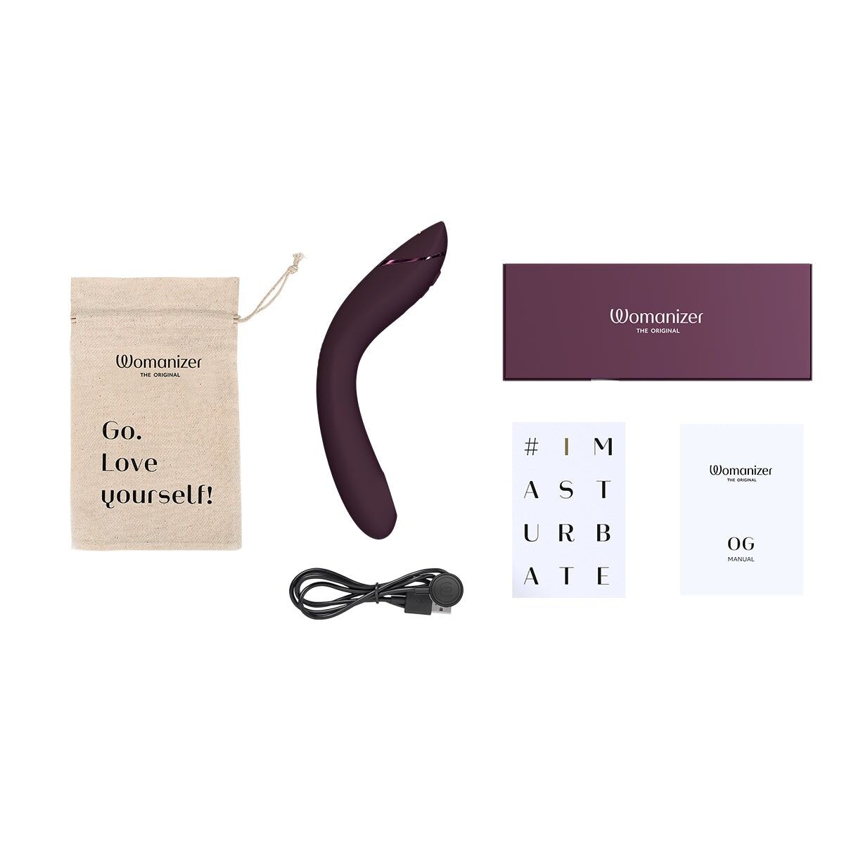 Womanizer OG Aubergine: Вакуумний стимулятор з вібрацією