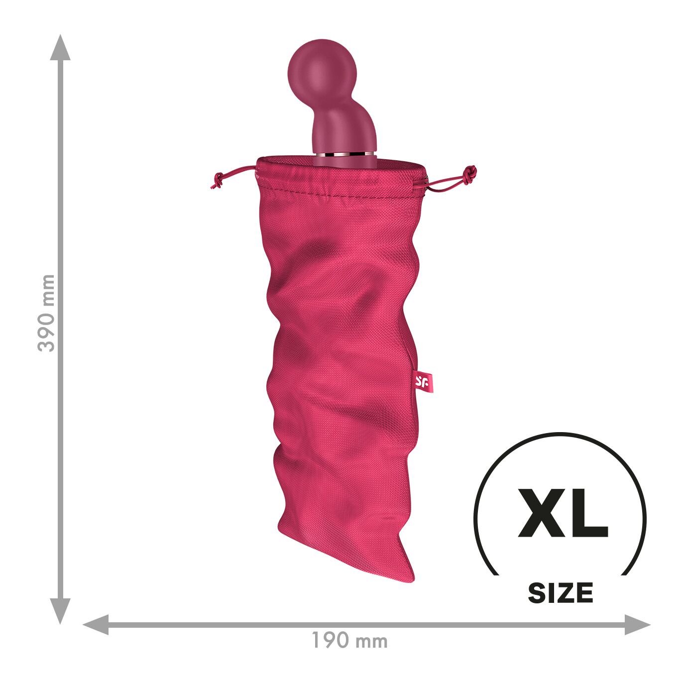 Мішечок Satisfyer Treasure Bag XL, рожевий, для зберігання іграшок