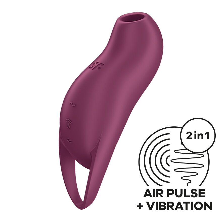 Вакуумний кліторальний стимулятор Satisfyer Pocket Pro 1, фіолетовий