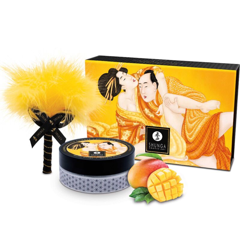 Shunga Body Powder Luscious Mango, 75 г - ароматна пудра з манго