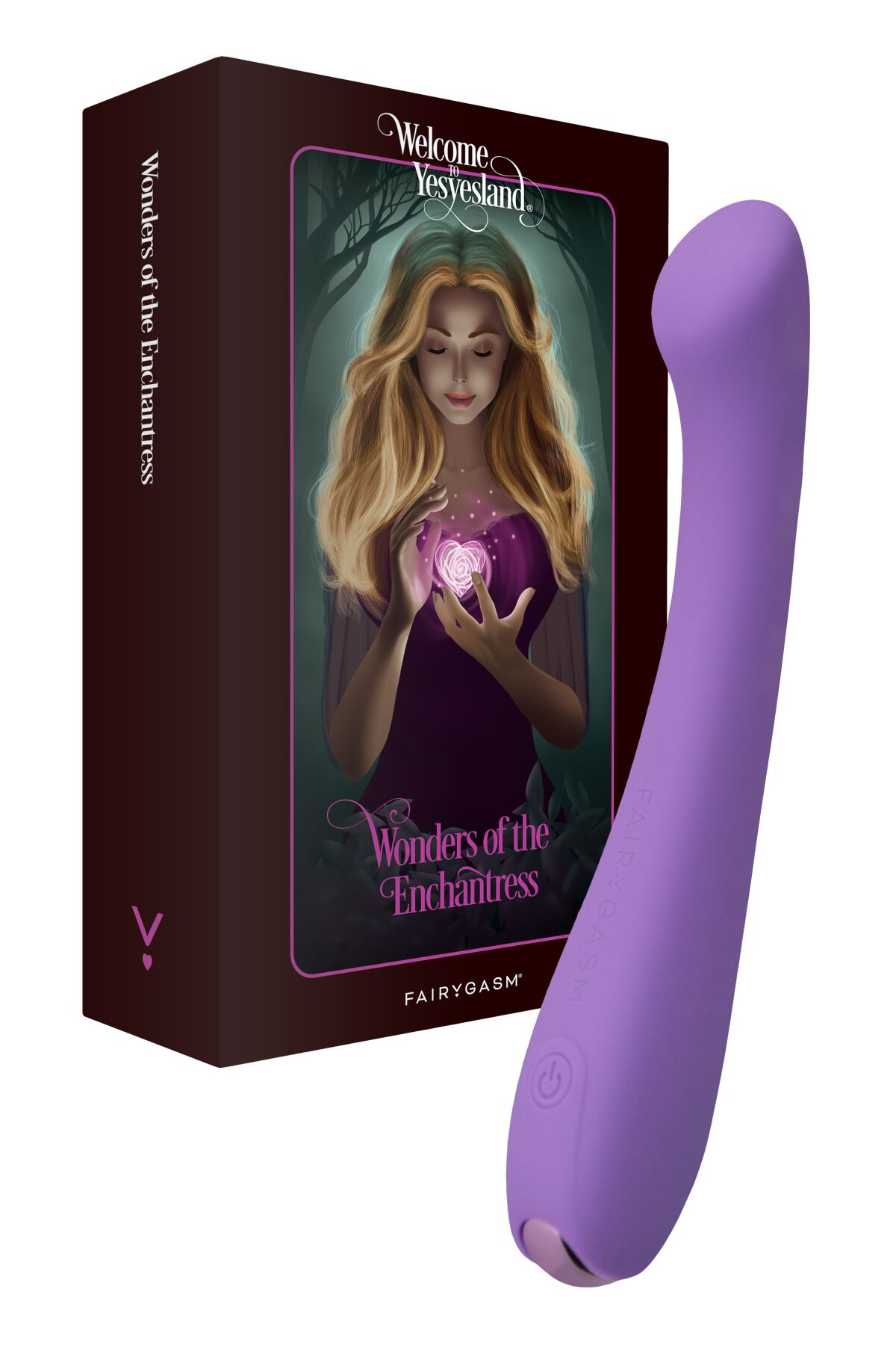 Вібратор для точки G FairyGasm MerryWand, фіолетовий, водонепроникний