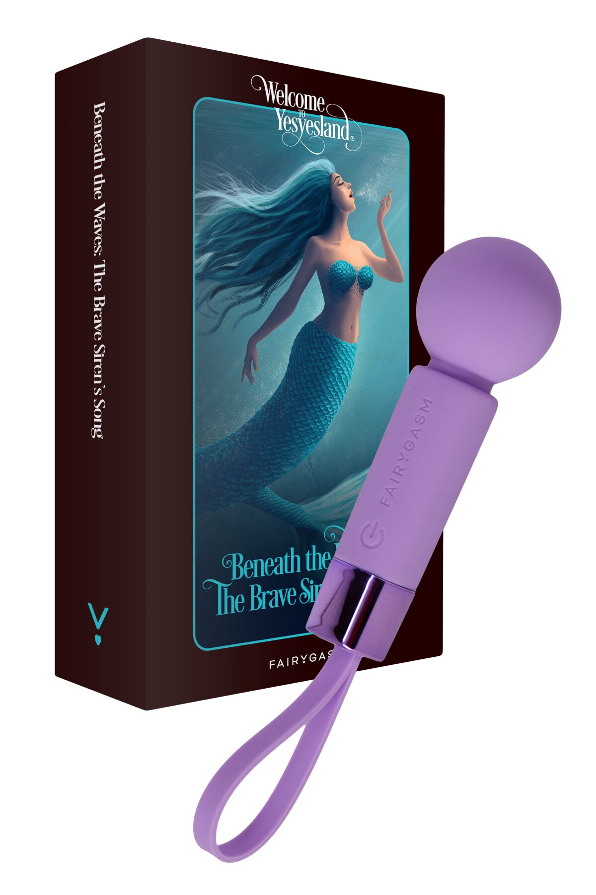 Мінівібромасажер FairyGasm Pearlstasy Violet, водостійкий