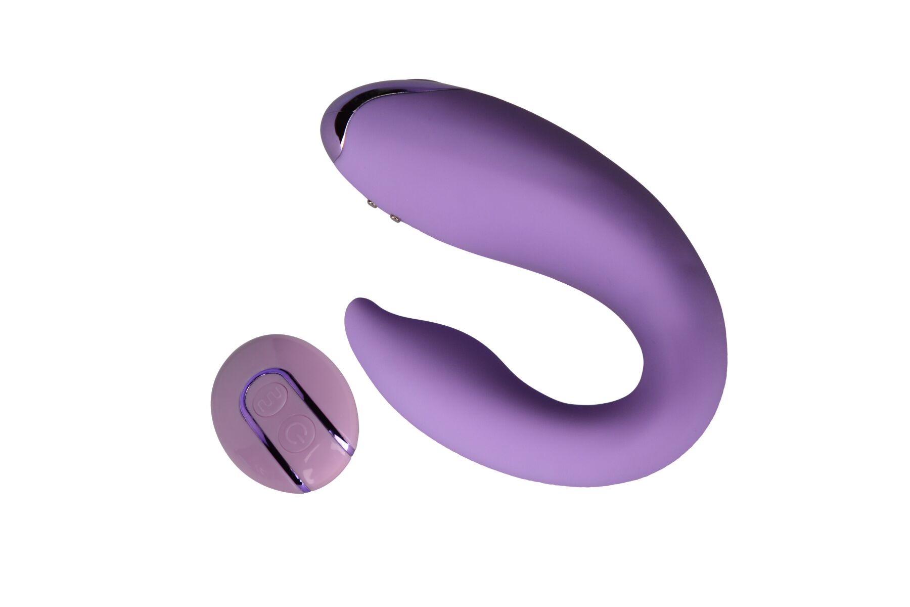 Вібратор для пар FairyGasm PleasureBerry violet з пультом ДК