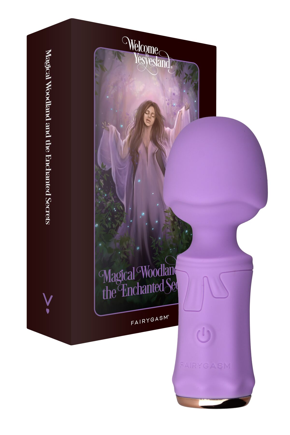 Мінівібромасажер FairyGasm SecretFuntasy, фіолетовий, водонепроникний