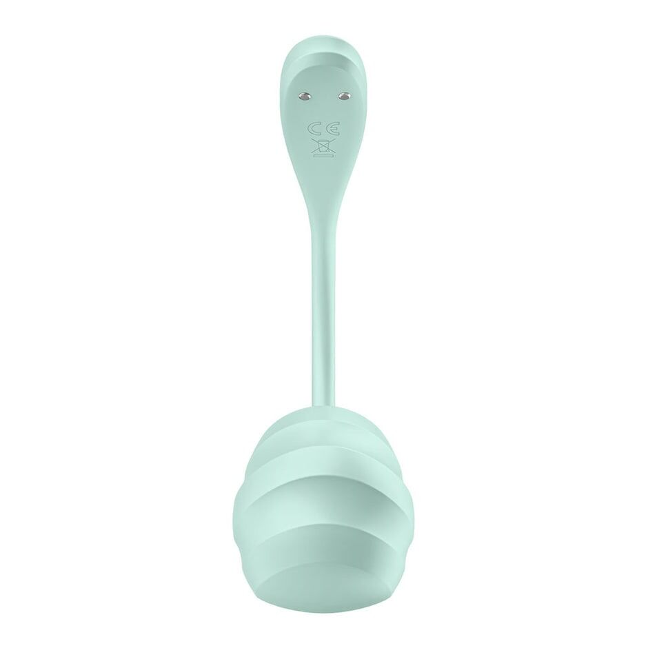 Satisfyer Smooth Petal Mint: Смарт-віброяйце з додатком