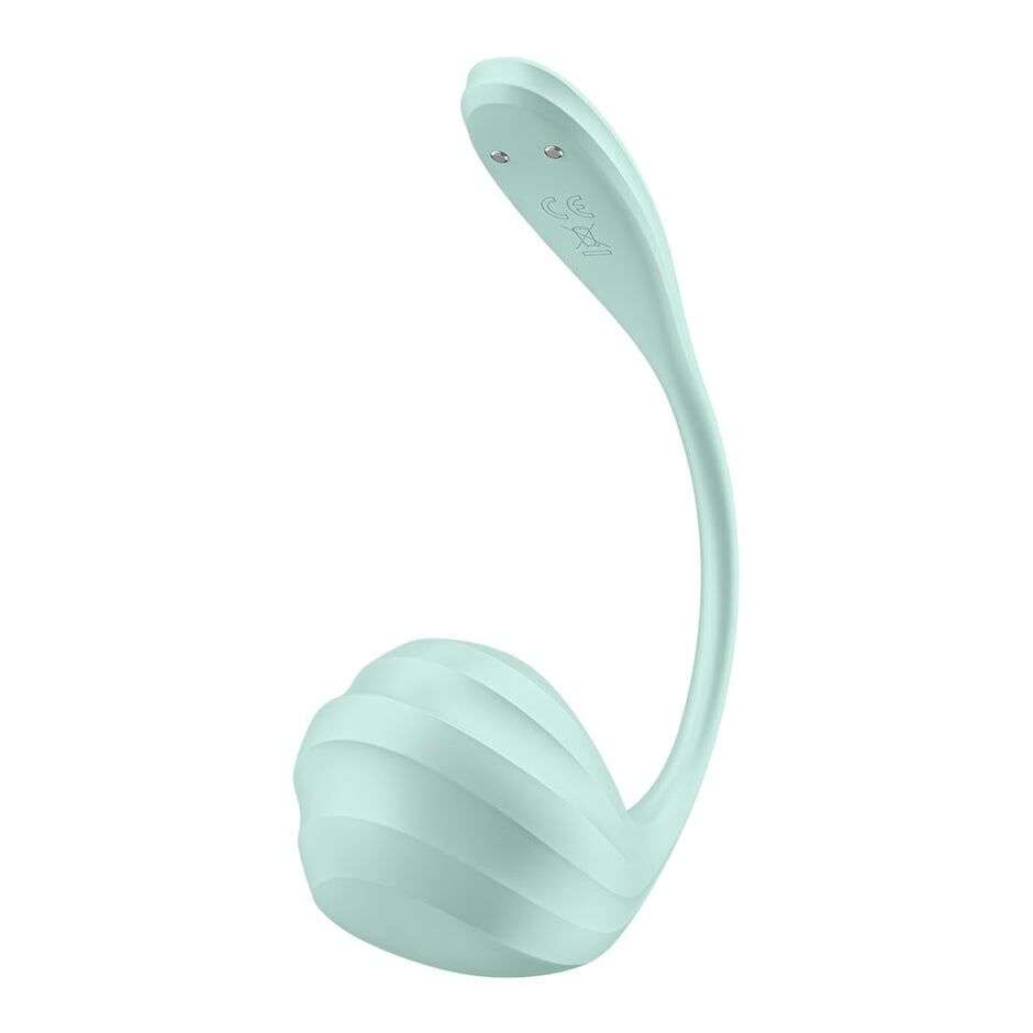 Satisfyer Smooth Petal Mint: Смарт-віброяйце з додатком
