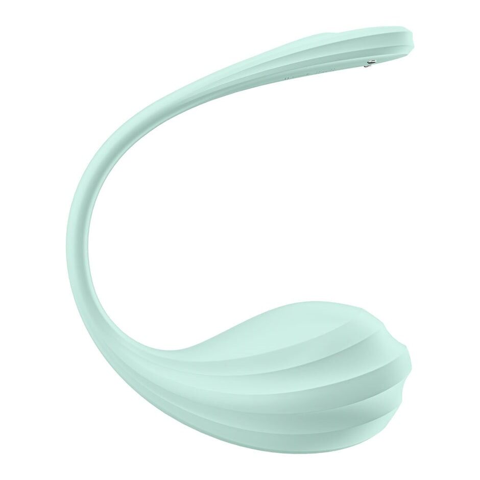 Satisfyer Smooth Petal Mint: Смарт-віброяйце з додатком