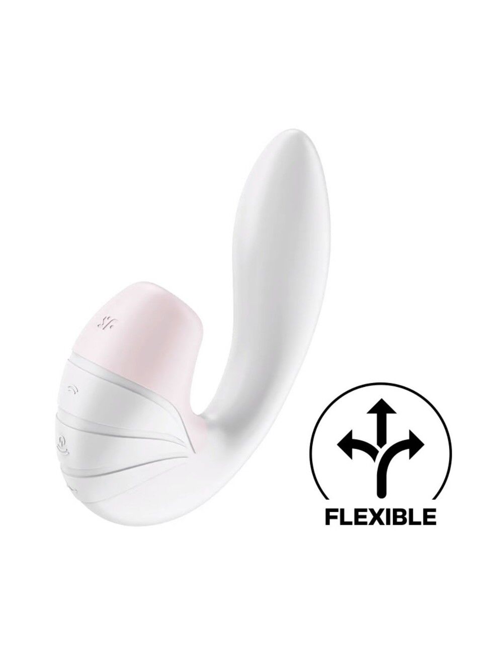 Вакуумний вібратор Satisfyer Supernova White з двома положеннями
