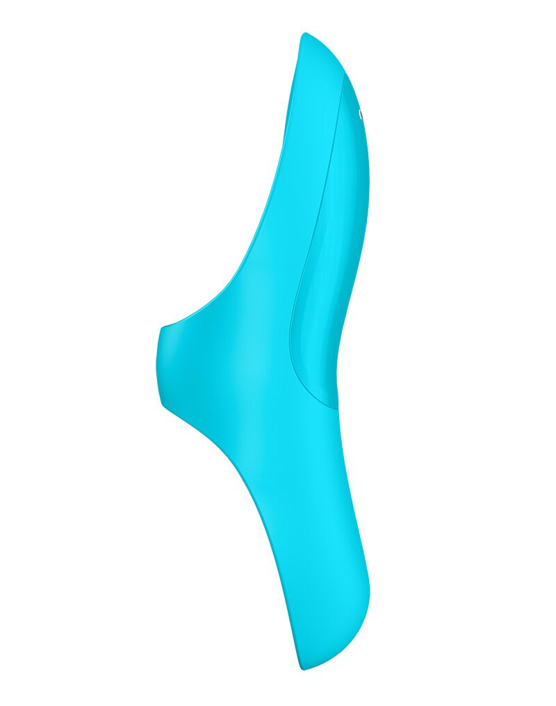 Вібратор на палець Satisfyer Teaser, світло-блакитний, багатофункціональний