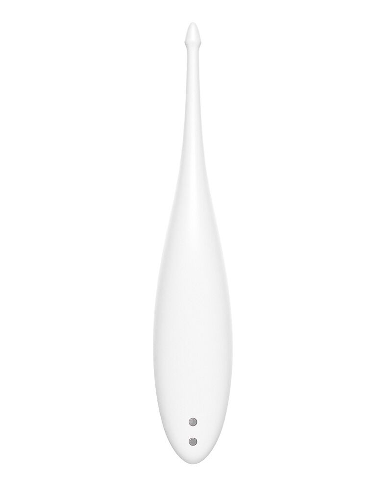 Вібратор для клітора Satisfyer Twirling Fun, білий, 12 режимів