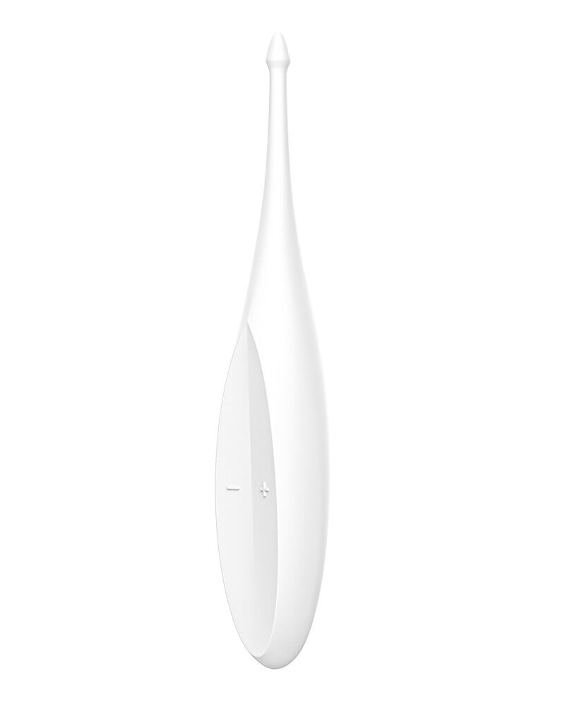 Вібратор для клітора Satisfyer Twirling Fun, білий, 12 режимів