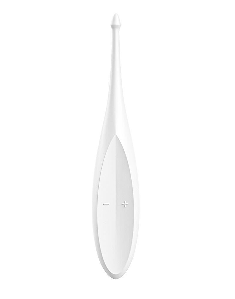 Вібратор для клітора Satisfyer Twirling Fun, білий, 12 режимів