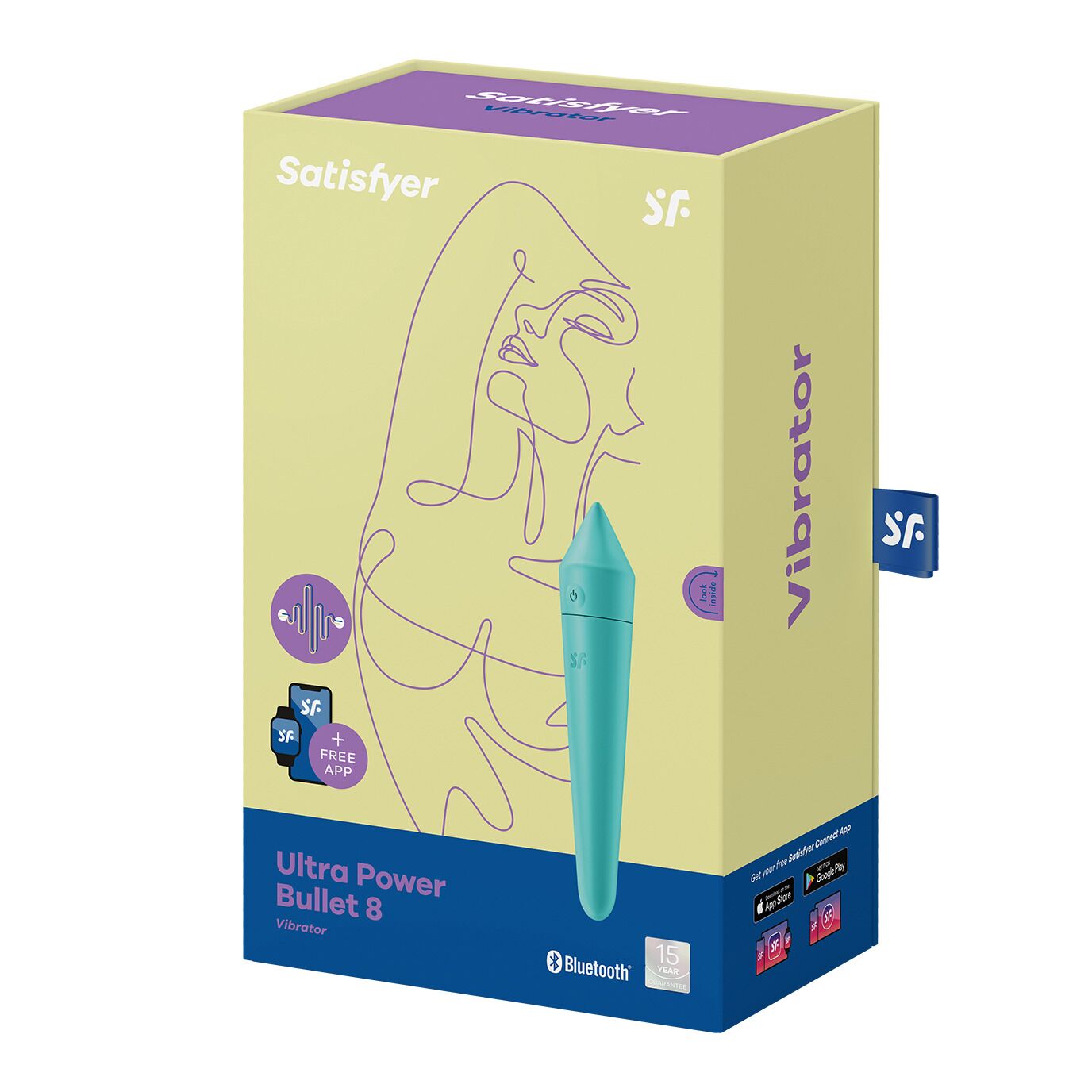 Смарт міні-вібратор Satisfyer Ultra Power Bullet 8 Блакитний