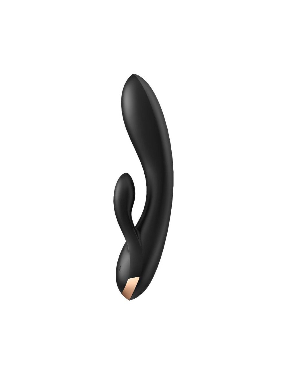 Смарт вібратор-кролик Satisfyer Double Flex Black з додатком