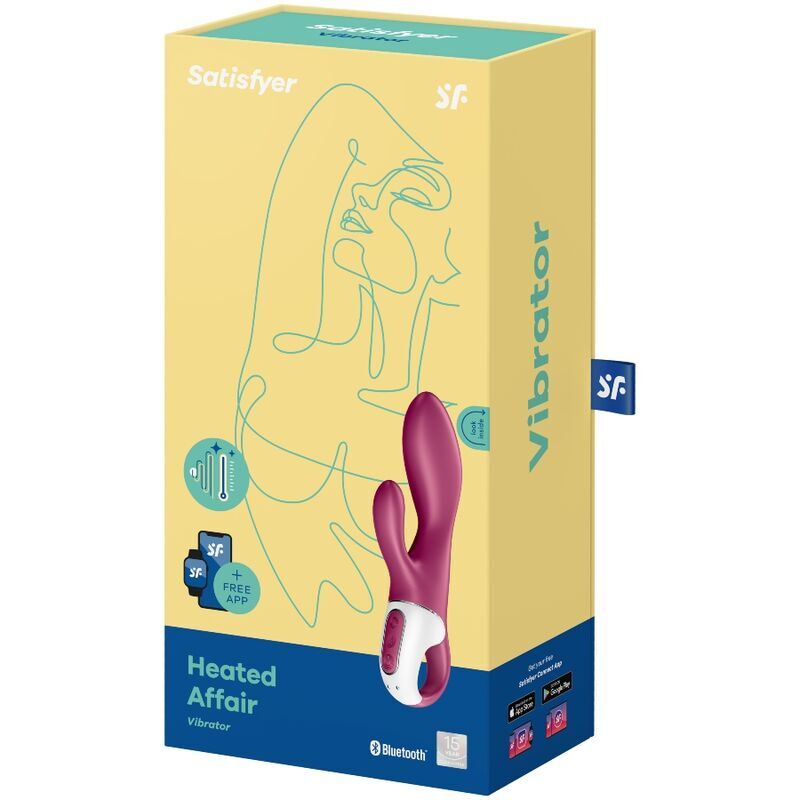 Смарт вібратор-кролик з підігрівом Satisfyer Heated Affair