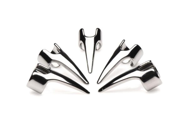 Набір кілець з кігтями Master Series Five-Piece Sensation Claw Rings - Silver (м'ята упаковка!!!) - Зображення 3