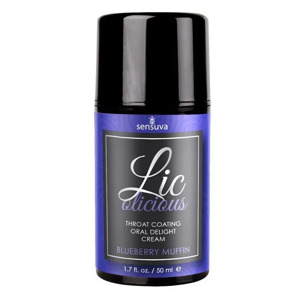Гель Sensuva Lic-o-licious Blueberry Muffin, 50 мл, без цукру