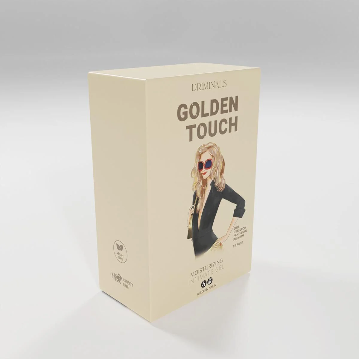 Набір пробників гель-лубриканту Driminals Golden Touch 10x4 мл