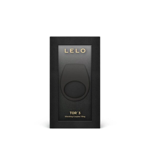 Ерекційне кільце з вібрацією LELO Tor 3 Black, керування зі смартфона - Зображення 5