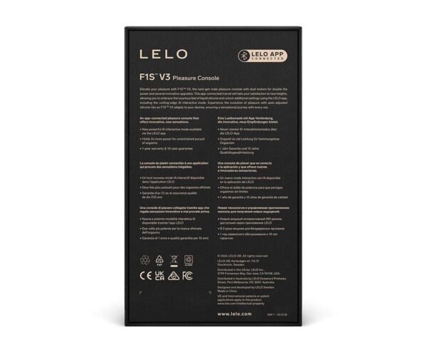 Смарт-мастурбатор LELO F1S V3 Teal, 2 мотори, 8 режимів, стимуляція звуковими хвилями - Зображення 5