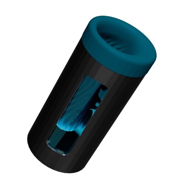 Смарт-мастурбатор LELO F1S V3 XL Teal, збільшений, 2 мотори, 8 режимів, стимуляція звуковими хвилями - Зображення 2
